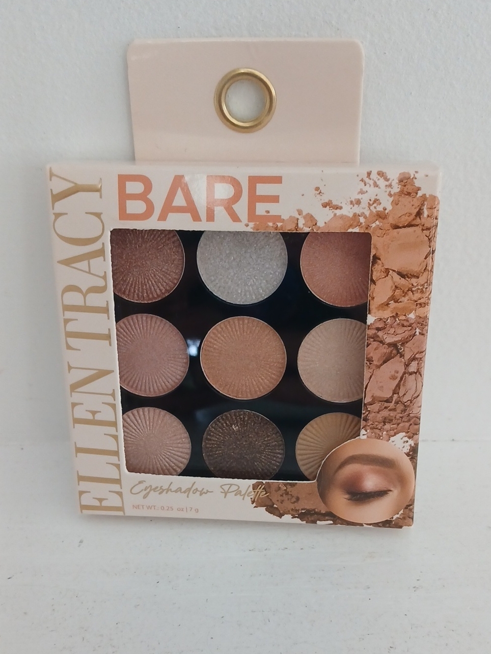 Ellen Tracy Bare Nude Eyeshadow Palette - Champagne, Taupe, Bronze